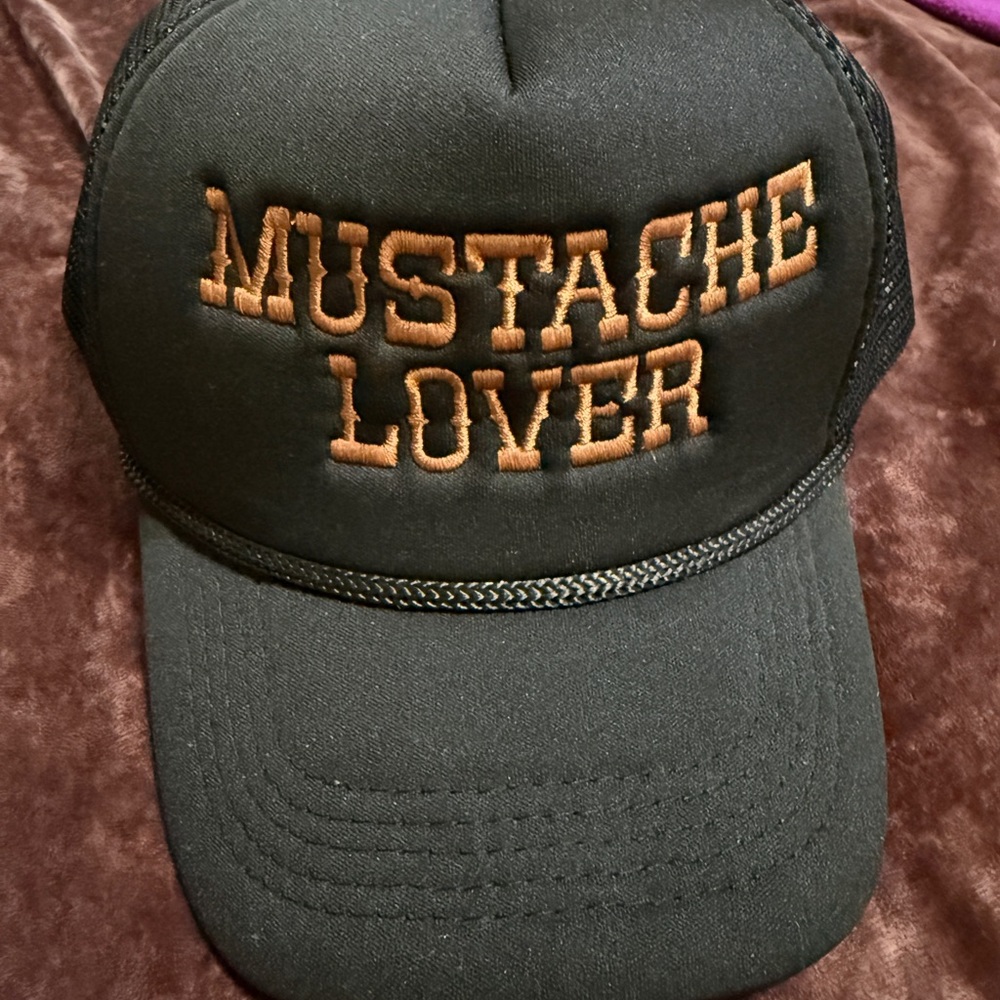 Black Mustache Lover Cap